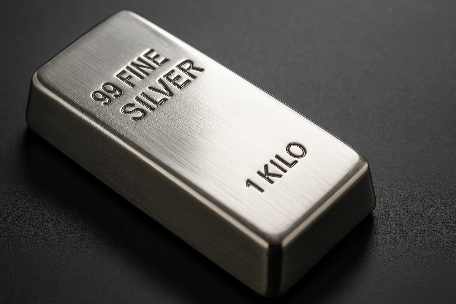 a silver bar consisting of 99 fine silver